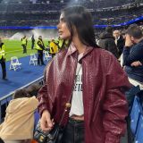 Women Autumn Burgunry Diamond Pattern Turndown Collar Pu-Leather Jacket