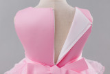 Girls Sequined Puffy Mesh Cake Princess Dress
