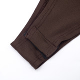 Women Autumn/Winter Solid Elegant Off-Shoulder Long-Sleeve Dress