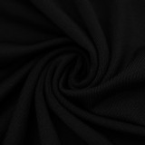 Women Autumn/Winter Solid Sexy Strapless Long-Sleeve Dress