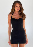 Women Winter Sexy Backless Halter Neck Bodycon Dress