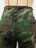 Women Multi-Pocket Camouflage Cargo Pant