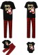 Family Christmas Short Sleeve Santa Claus Print Pajamas Matching Set