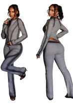 Women's Printed Stretch Slim Fit Pants Set Women's Printed Stretch Slim Fit Pants Set