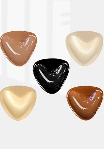 Women's Swimwear Anti-Sagging Self-Adhesive Push-Up Double-Sided Adhesive Inverted V Insert Foam Bra Pads