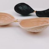 Women's Thin Breathable Invisible Strap Shell Shape Push-Up Lace Bra Nipple Covers