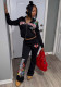 Women's Street Casual Printed Hoodie Pants Fashion Set