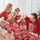 Family Autumn Christmas Long Sleeve Pajamas Matching Set Homewear