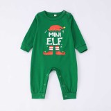 Family Christmas Print Long Sleeve Pajamas Matching Set Homewear