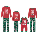Family Christmas Print Pajamas Matching Set Homewear