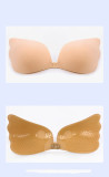 Women's Seamless Invisible Wing Lift Silicone Nipple Covers Anti-Wardrobe Malfunction Bra Pads