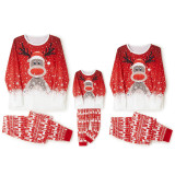 Family Autumn Christmas Long Sleeve Pajamas Matching Set Homewear