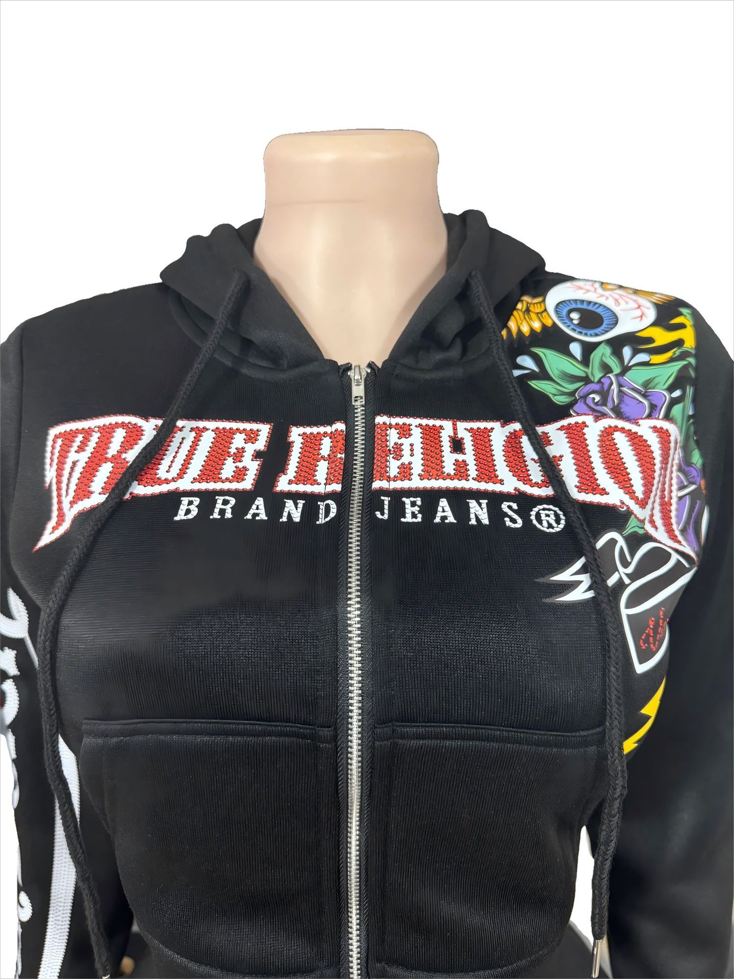 Women's Street Casual Printed Hoodie Pants Fashion Set