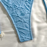 Women's Swimwear Fashion Sexy Halter Neck Tie Bikini Set Two-Piece Set