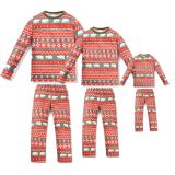 Family Christmas Print Pajamas Matching Set Homewear