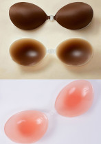 Women's Waterproof Breathable Strapless Invisible Silicone Push-Up Bra Nipple Covers