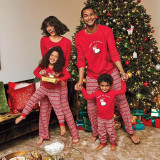 Family Christmas  Let It Snow  Letter Print Pajamas Matching Set
