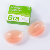 Women's Waterproof Breathable Strapless Invisible Silicone Push-Up Bra Nipple Covers