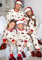 Family Christmas Tree Bear Print Plaid Long Sleeve Pajamas Matching Set Homewear Family Christmas Tree Bear Print Plaid Long Sleeve Pajamas Matching Set Homewear
