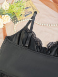 Plus Size Women bra lace lingerie extra-large size underwire boning halter-neck Sexy Lingerie
