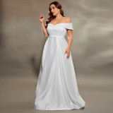Women Off-Shoulder Summer Formal Party Evening Dress