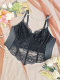 Plus Size Women bra lace lingerie extra-large size underwire boning halter-neck Sexy Lingerie