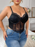 Plus Size Women bra lace lingerie extra-large size underwire boning halter-neck Sexy Lingerie
