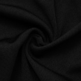 Women V-Neck Fur Collar Patchwork Solid Long-Sleeve Jumpsuit