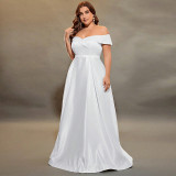 Women Off-Shoulder Summer Formal Party Evening Dress