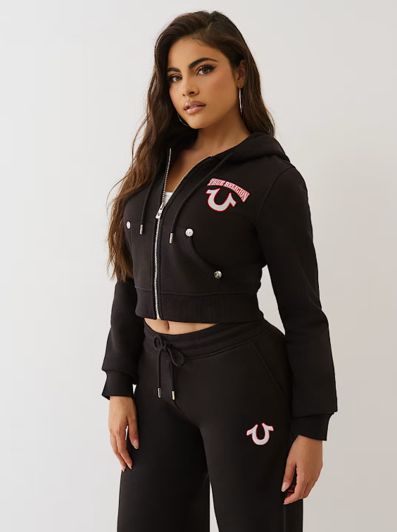 Women's Casual Trendy Loose Printed Matching Sport Hooded Two Piece Pants Set