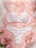 Women's Underwire Lace Lingerie Set