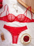 Women's Underwire Lace Lingerie Set