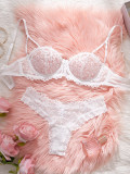 Women's Underwire Lace Lingerie Set