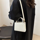 Women winter shoulder crossbody bag, casual small square bag