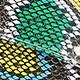 Women spring/summer dark patterned sandals