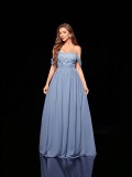 Women Off-Shoulder Strapless Evening Dresss