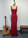 Women Sexy Straps Sequin Mesh Bodycon Evening Dress