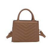 Women winter shoulder crossbody bag, casual small square bag