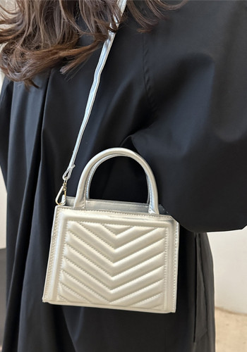 Women winter shoulder crossbody bag, casual small square bag