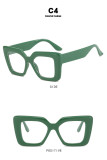 Women square large frame glasses