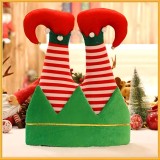 Women Christmas Items: Santa Hat, Elf Clown Pants Leg Hat