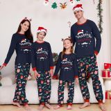 Christmas Family Print Matching Long Sleeve Pajama Homewear Set