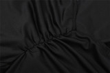 Women Autumn Solid Sexy Hollow-Out Backless Jumpsuit
