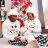Christmas Family Print Matching Long Sleeve Pajama Homewear Set