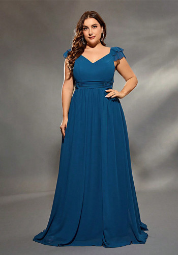 Plus Size Women Sexy Sleeveless Maxi Dress