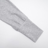 Women Autumn/Winter Hooded Fur Patchwork Pocket Long Sleeve Jacket