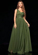 Women Off-Shoulder Maxi Evening Dress