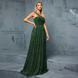 Women One-Shoulder Evening Dress