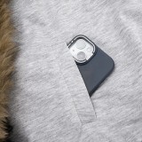 Women Autumn/Winter Hooded Fur Patchwork Pocket Long Sleeve Jacket