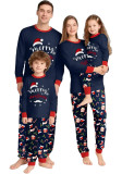 Christmas Family Print Matching Long Sleeve Pajama Homewear Set